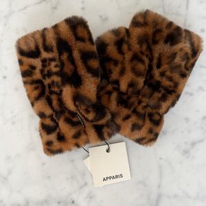 Apparis Ariel Faux Fingerless Fur Gloves - NWT